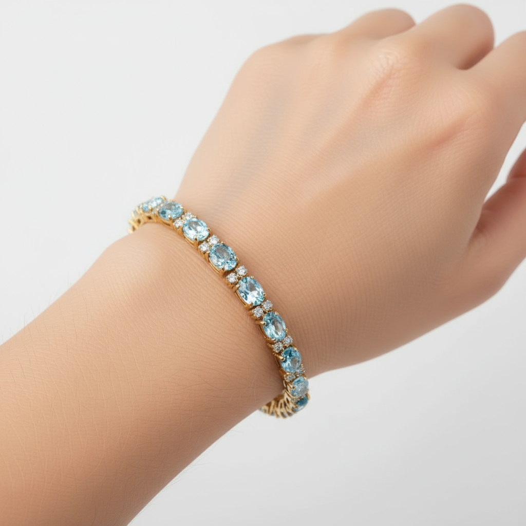 Sky Topaz Bracelet