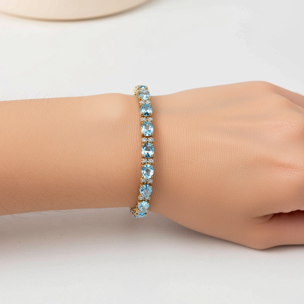 Sky Topaz Bracelet