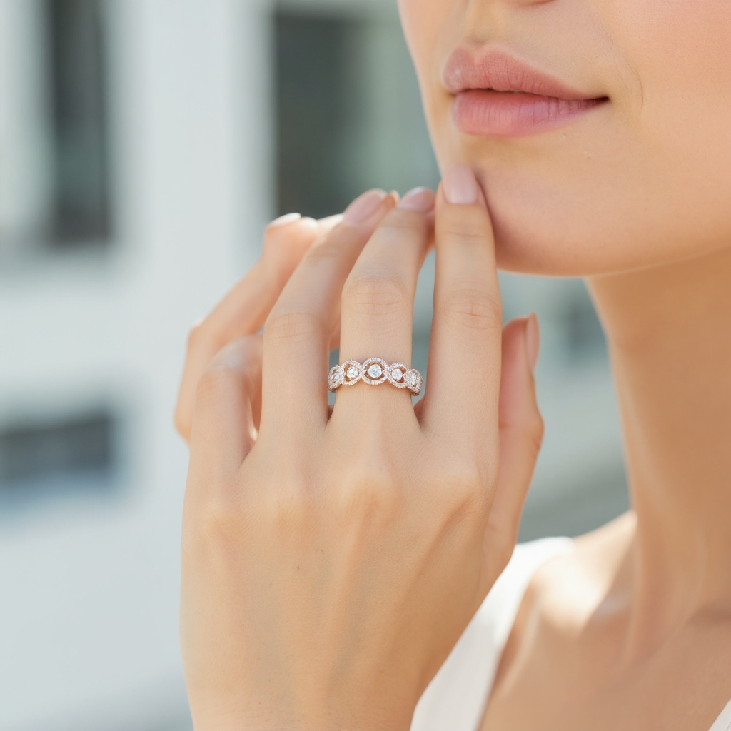 Rosé Luxe Diamond Ring