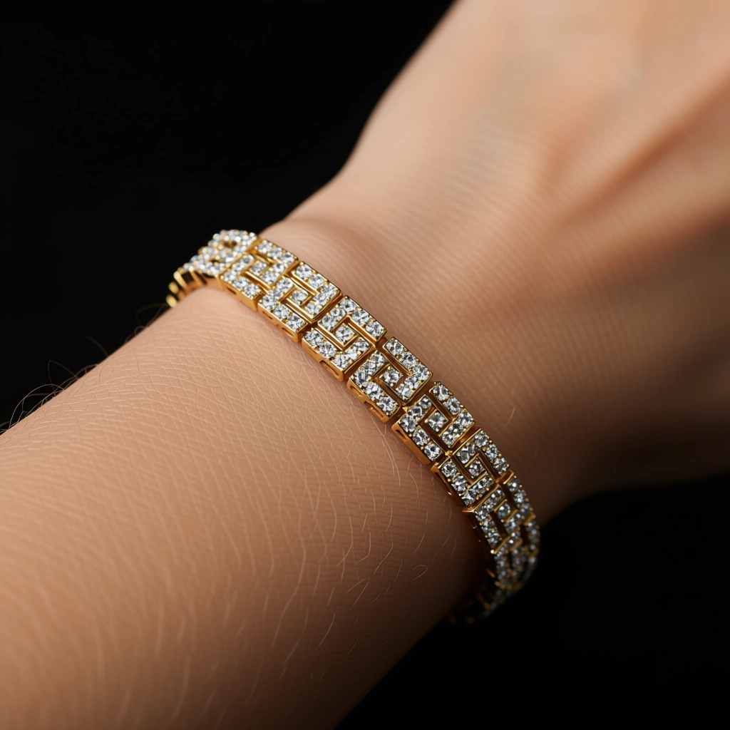 Golden Grace Diamond Bracelet
