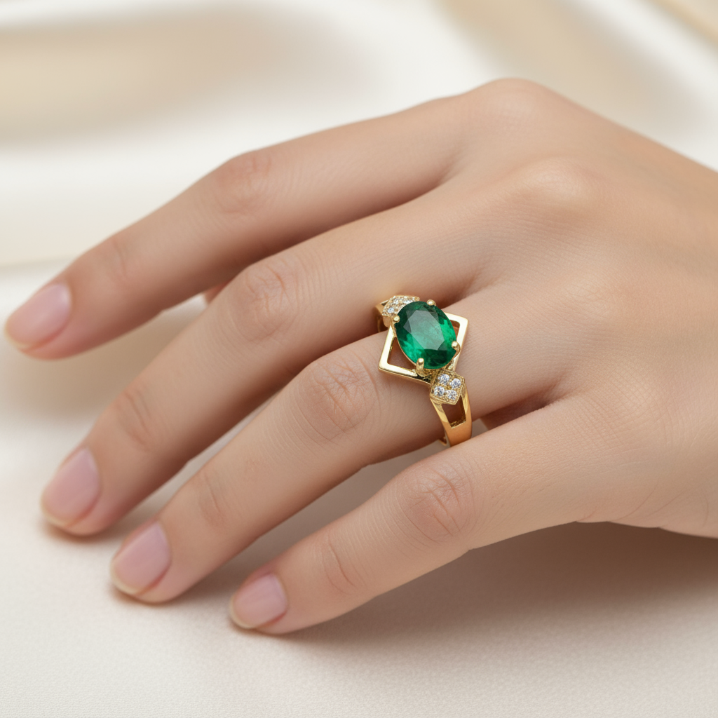Emerald Radiance Ring