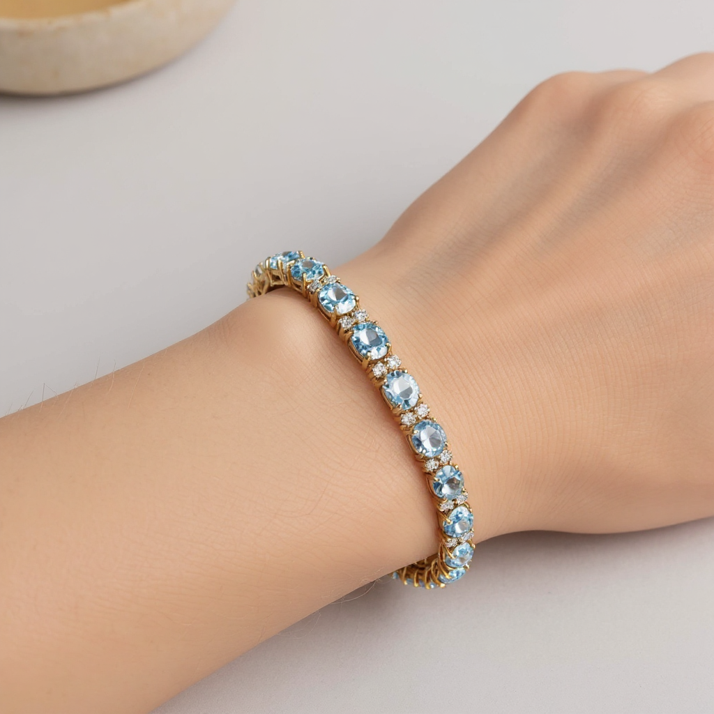 Sky Topaz Bracelet
