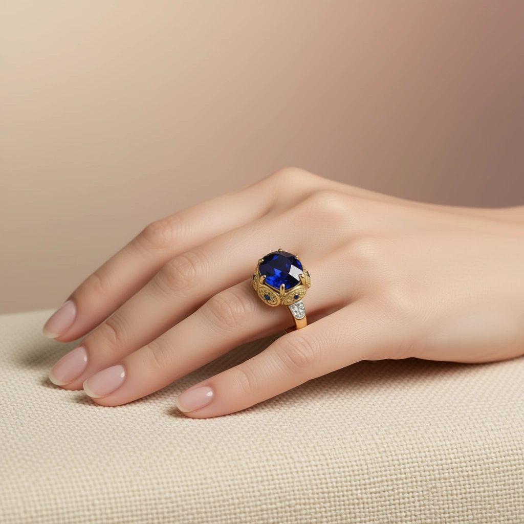 Celestial Blue Sapphire Ring