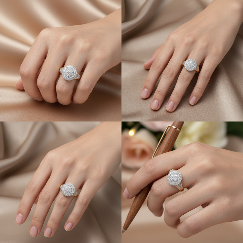 Golden Aura Diamond Ring