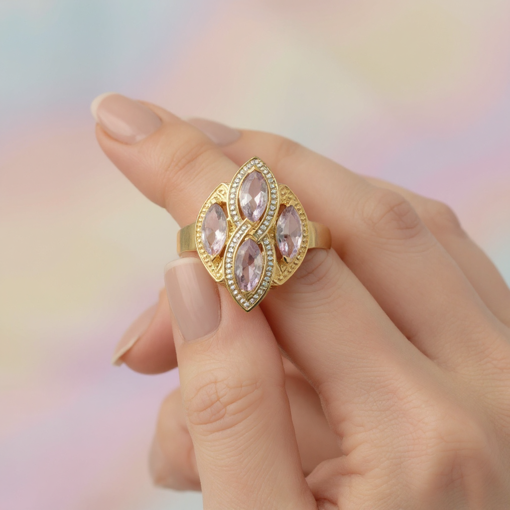 Marquise Amethyst Ring