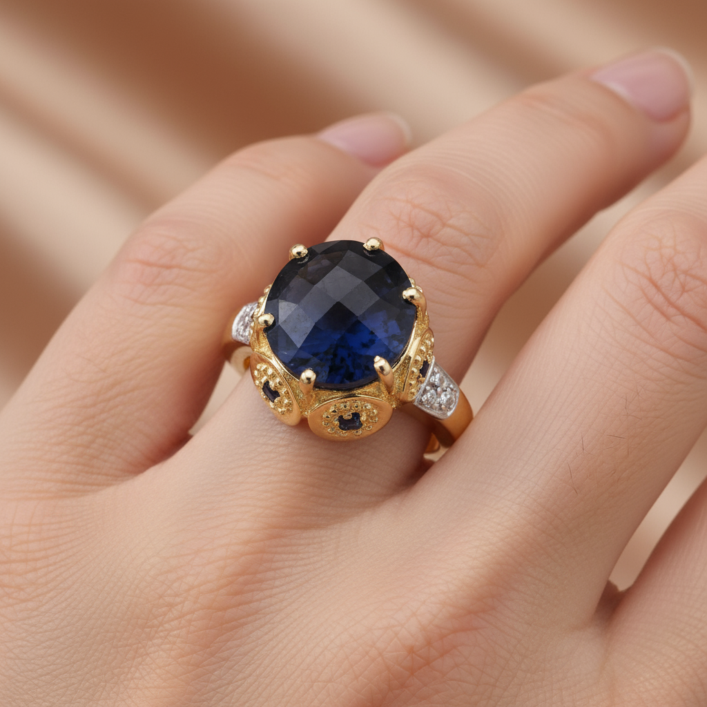 Sapphire Gold Ring