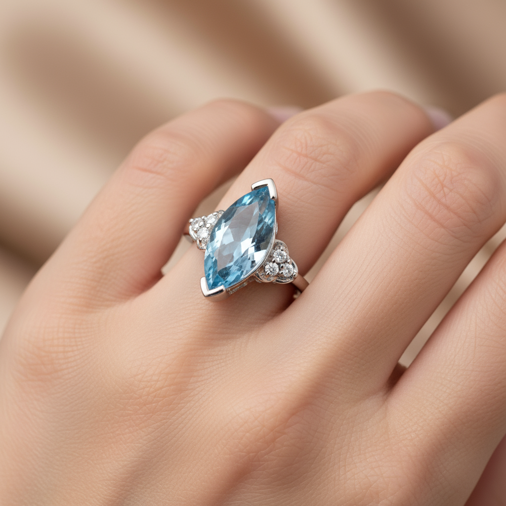 Azure Radiance Ring