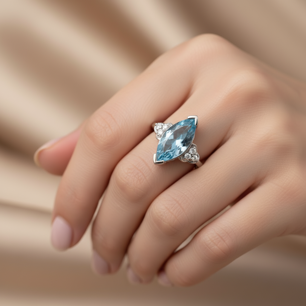 Azure Radiance Ring