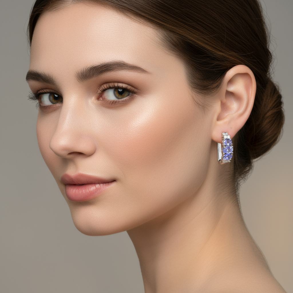 Violet Horizon Earrings