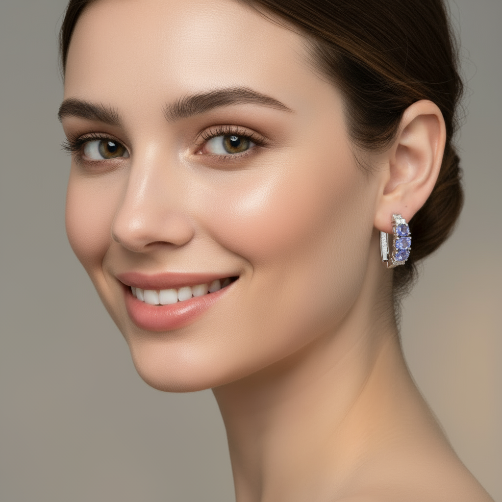 Violet Horizon Earrings