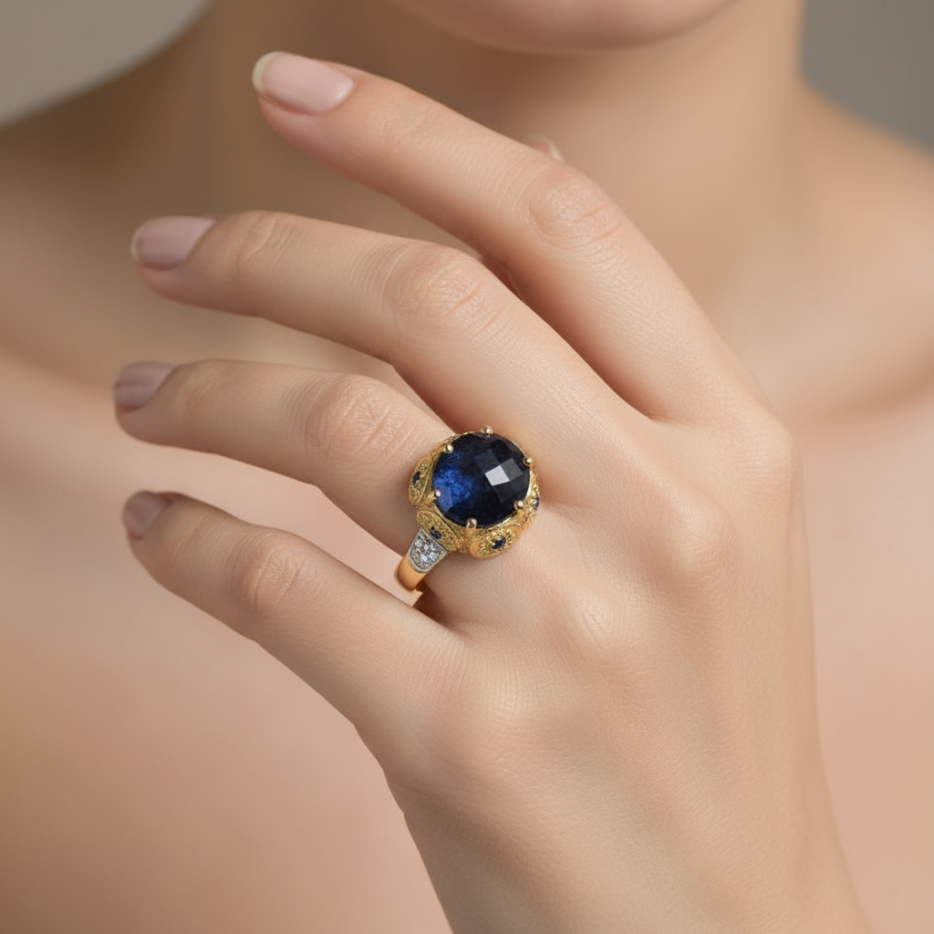 Celestial Blue Sapphire Ring