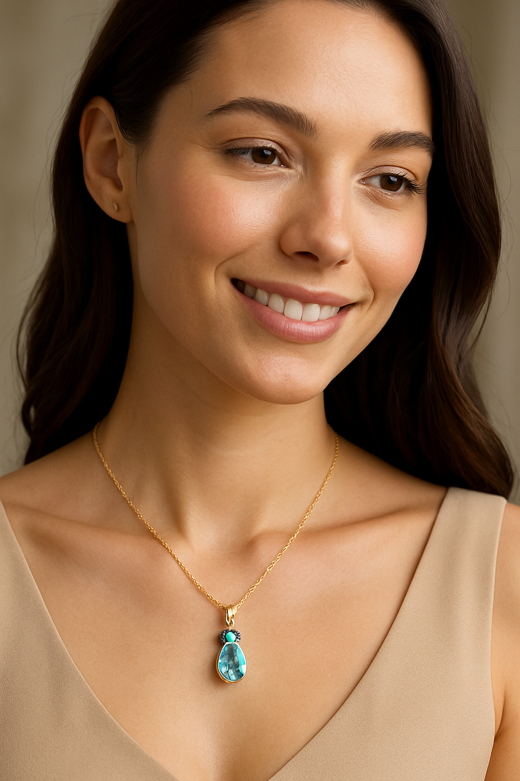 Azure Radiance Necklace