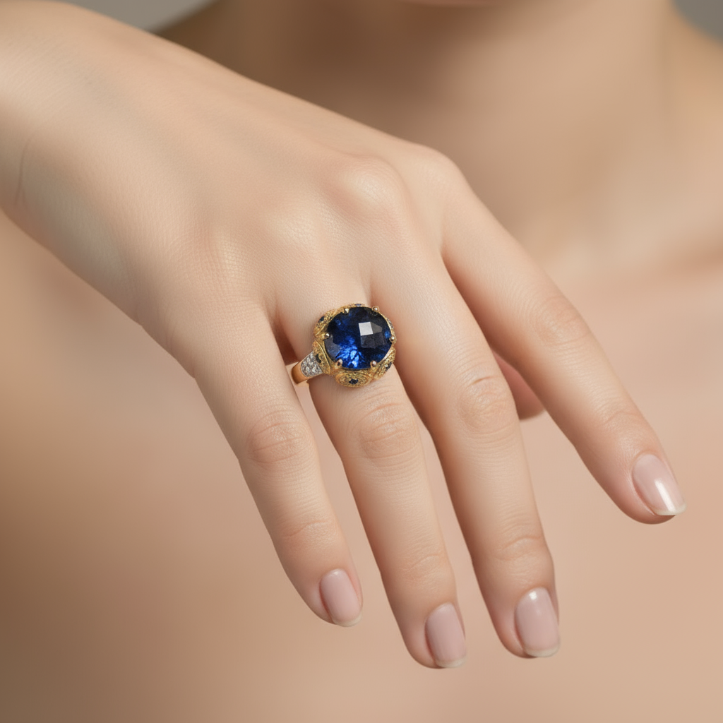 Celestial Blue Sapphire Ring