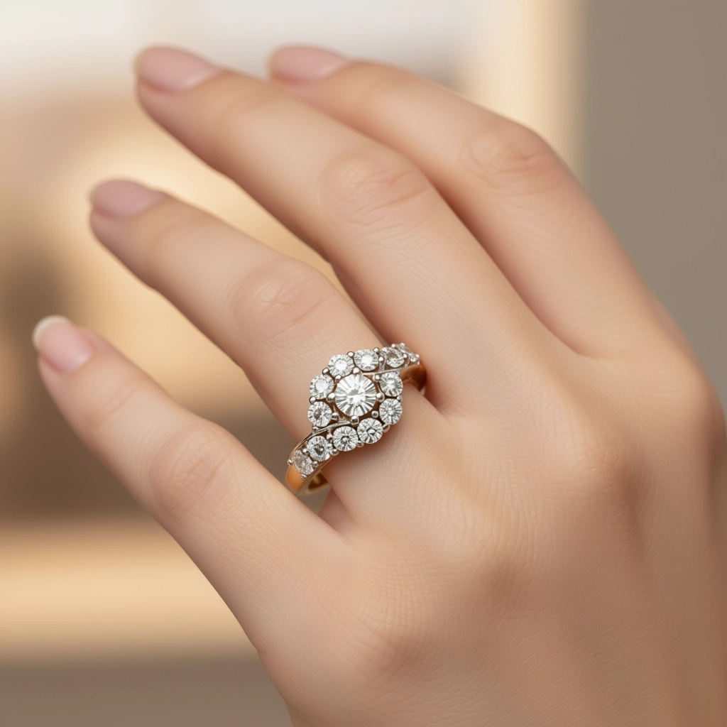 Radiant Dawn Diamond Ring