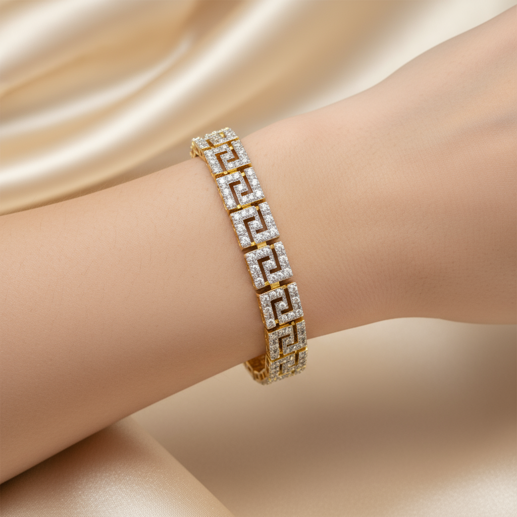 Golden Grace Diamond Bracelet
