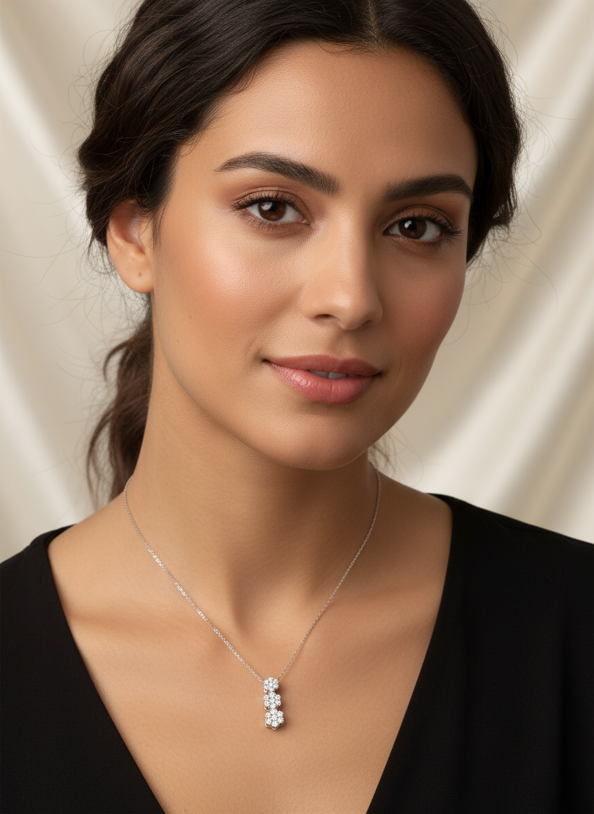 Luminous Grace Diamond Necklace