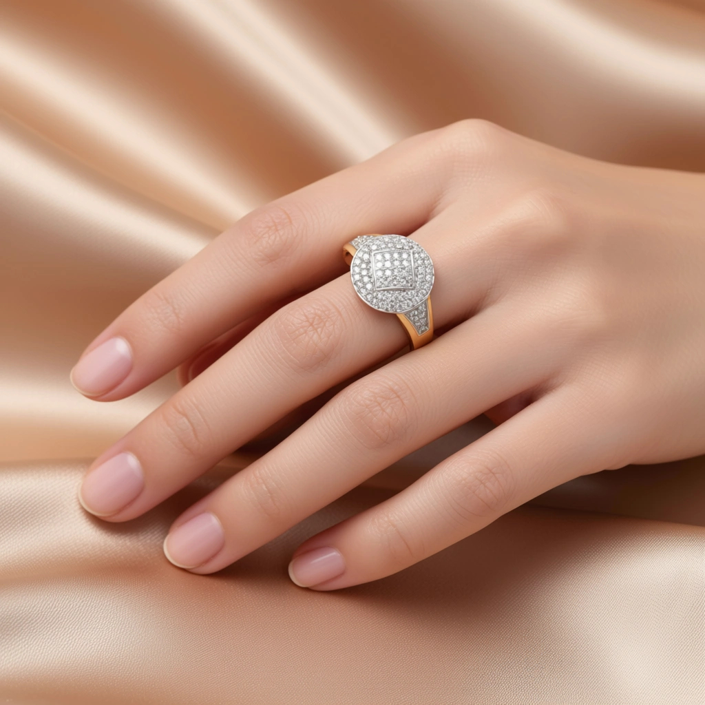 Golden Aura Diamond Ring