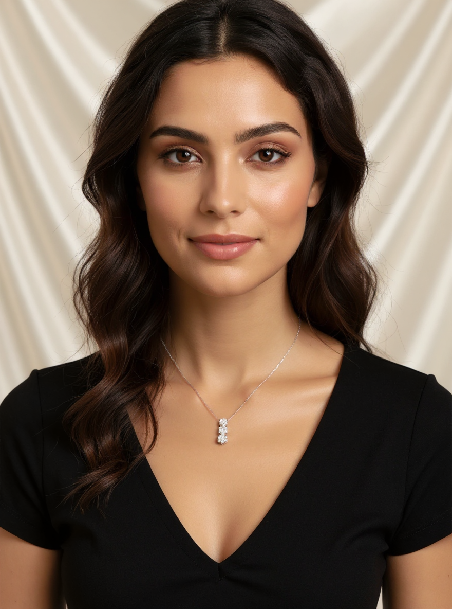 Luminous Grace Diamond Necklace