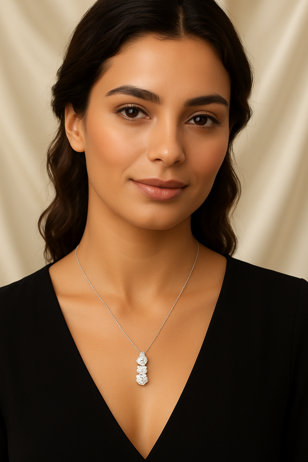 Luminous Grace Diamond Necklace
