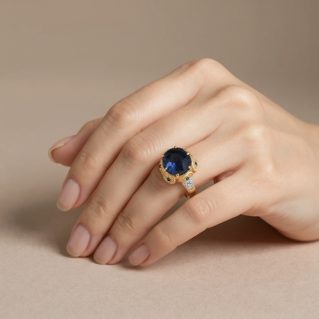 Celestial Blue Sapphire Ring