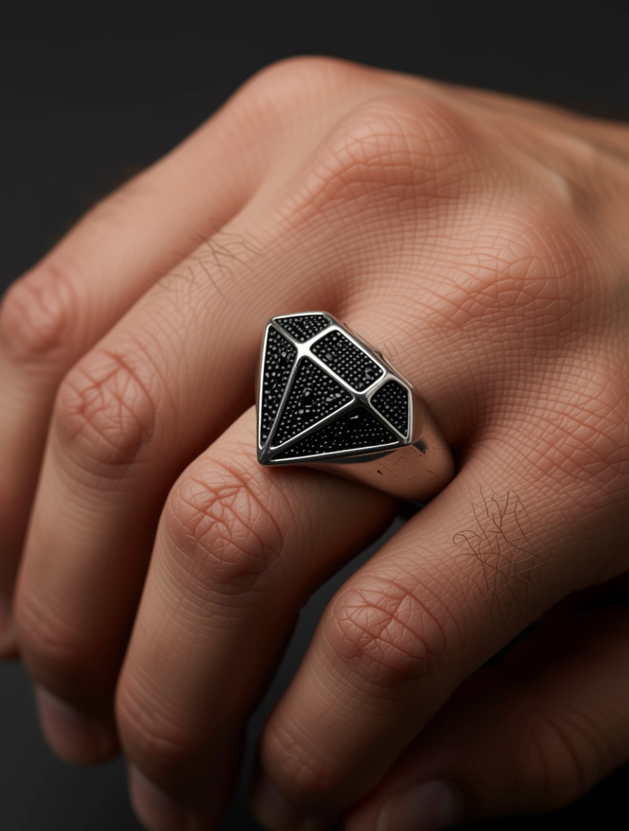 Midnight Valor Black Diamond Ring