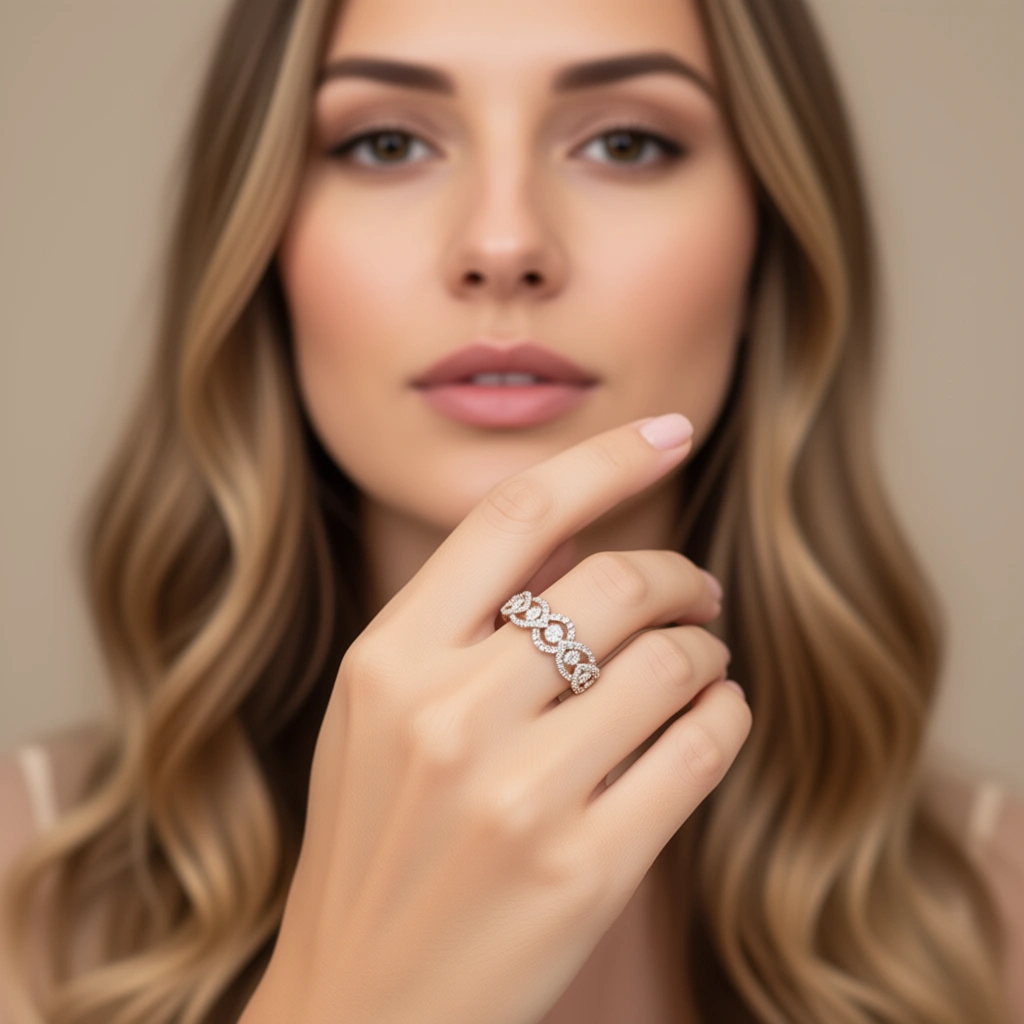 Rosé Luxe Diamond Ring